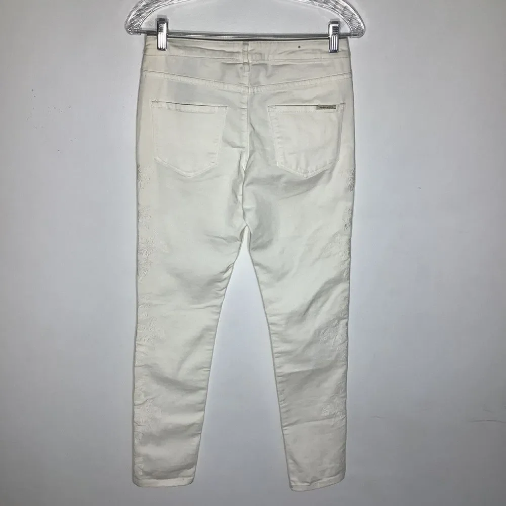 Maison Scotch Jolie Vagabonde Embroidered Jeans Size 27 x 30‎ (Actual 28 x 28)